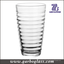 Diseño espiral vaso de vidrio de agua 16 oz (GB03448516)